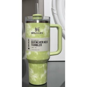 Stanley Quencher H2.0 FlowState Tumbler 40oz, CITRON‎ TIE DYE